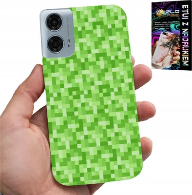Zdjęcie produktu dla Etui Do Motorola Moto G35 - Wzory Z Gier Z Gry Piksel Piksele Plecki