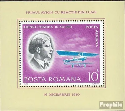 Produktbild von Briefmarken Rumänien 1978 Mi Block156 (kompl.Ausg.) postfrisch Pioniere der Luftfahrt