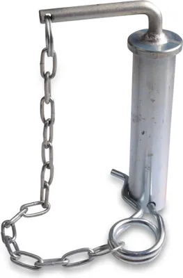 Produktbild von Sicherungsbolzen Ø 32 mm mit Federstecker und Sicherungskette 145 mm
