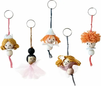 Immagine prodotto di Set fai-da-te portachiavi bambole, Egmont Toys