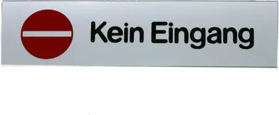Produktbild von GRÄWE Türschild "Kein Eingang"