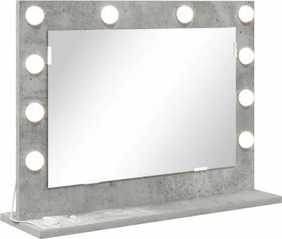 Obrázok produktu pre vidaXL Umyvadlové zrkadlo obdĺžnikové betónové sivé 60 x 45 x 18 cm