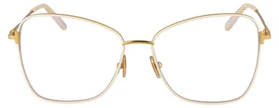 Produktbild von Tom Ford FT5906-B Brillenfassung Damen Azetat & Metall Weiß 55-15-140
