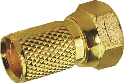 Produktbild von Schwaiger F-Stecker 6,5mm 2 Stück Koaxialkabel Antennenkabel