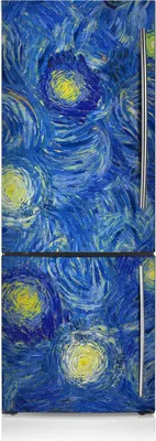 Produktbild von Dekoration Kühlschrank Aufkleber Magnete Küche Kühlschrankmagnete 60x180 cm - Blühender Mandelbaum