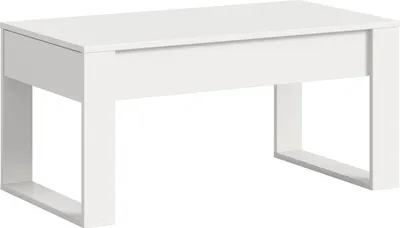 Produktbild von Couchtisch >Malmö< in Weiß - 110x52x60cm (BxHxT)