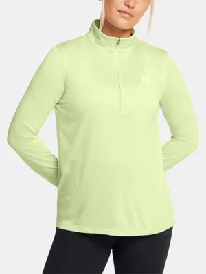 Produktbild von Under Armour Damen T-Shirt Tech 1/2 Zip-Twist 1384225-383__SM