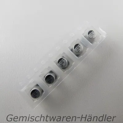 Zdjęcie produktu dla 5x 47 µF 16 V 20% kondensator chipowy SMD