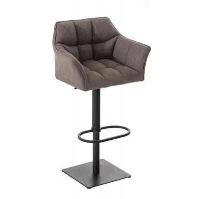 Produktbild von Barhocker Damaso B Stoff - grau
