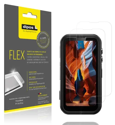 Image de 2x Film de protection d'écran pour Fossibot F116 Pro, recouvre 100% de l'écran, dipos Flex