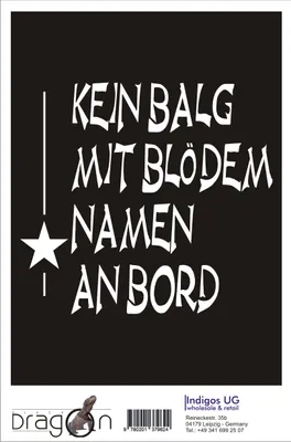 Produktbild von Aufkleber / Autoaufkleber - JDM / Die cut / Auto / OEM - Kein Balg an Bord - 120X110 mm silber - Heckscheibe / Heckscheibenaufkleber