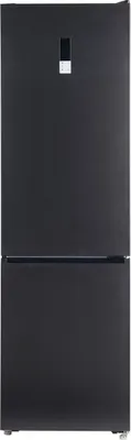 Produktbild von Wolkenstein Kühl- Gefrierkombination WKG456ENFDDIX Dark Inox Design 456l NoFrost höhenverstellbar wechselbarer Türanschlag Standgerät