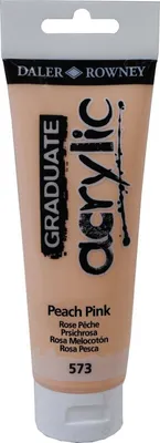 Zdjęcie produktu dla Daler-Rowney Graduate, 120 ml, Różowy, Tubka, Wodoodporny