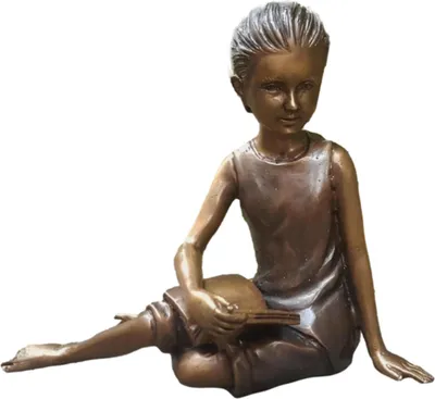Produktbild von Schönes Mädchen aus Bronze Neu Frostfest Witterungsbeständig BOAN-1248