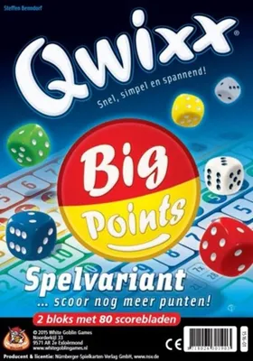Produktbild von Weiße Goblin -Spiele Qwixx -Expansionspunkte