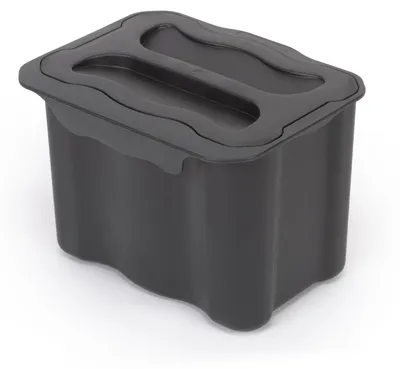 Zdjęcie produktu dla Emuca Pojemnik do recyklingu Recycle 1x5 litrów, mocowanie na drzwiach, Plastik, Szary antracytowy