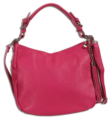 Produktbild von Florence Damen Tasche Schultertasche Shopper Leder fuchsia pink Maße 10x30x23cm OTF134P