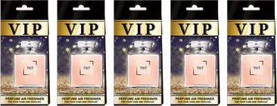 Obrázek produktu pro 5x vůně do auta VIP-767, osvěžovač vzduchu do auta, vonný stromek do auta, příslušenství do auta, dávkovač vůně