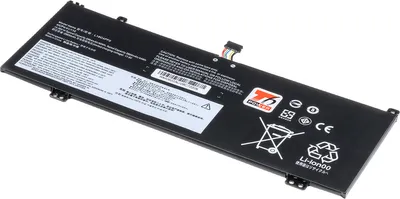 Image de Batterie T6 Power pour Lenovo ThinkBook Plus 20TG, Li-Poly, 15,36 V, 2965 mAh (45 Wh), noir