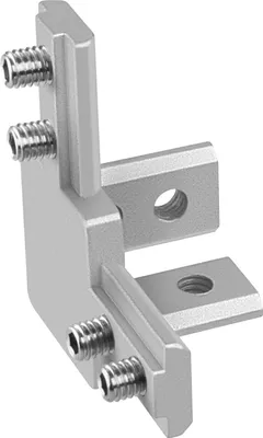 Produktbild von 3-Weg Winkel Verbinder, Eck-Profilverbinder, Eckverbinder für Konstruktionsprofile mit Madenschrauben (30x30 Nut 8, 8)