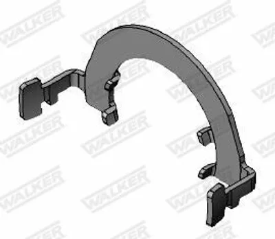 Produktbild von WALKER Auspuffschelle 82056 passend für MERCEDES-BENZ A-Klasse (W169) 11,1mm 6mm 3mm Beutel
