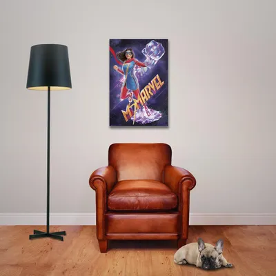 Produktbild von Marvel - Poster - Ms. Marvel Superhero + 1 Packung tesa Powerstrips® - Inhalt 20 Stück