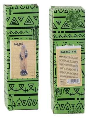 Babalu Aye Figur aus Harz, mehrfarbig, 20 cm