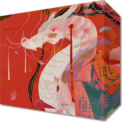 Produktbild von Bild 20x20cm Orientierungsdrache