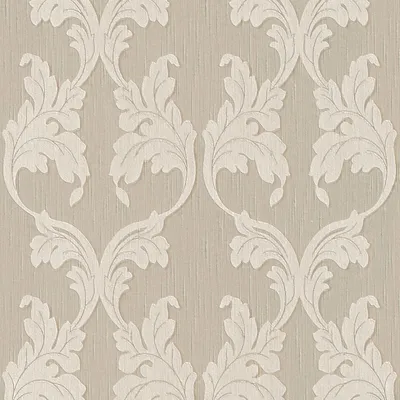 Produktbild von Profhome 956281-GU Textiloptik Tapete Barock matt beige 5,33 m2