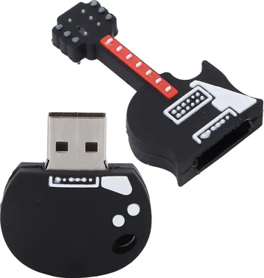 Obrázek produktu pro Basová kytara Cute USB Flash Drive Přenosný přenos dat USB Stick Dárkové příslušenství128GB