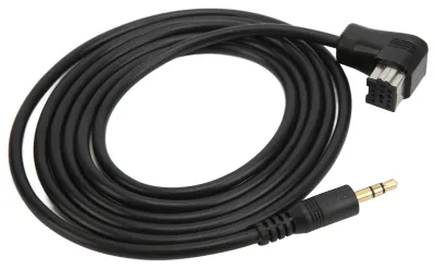 Image de Câble adaptateur AUX Bluetooth pour voiture avec prise jack 3,5 mm, connecteur audio auxiliaire, compatible avec les modèles JVC KSU58, PD100, U57 et U29