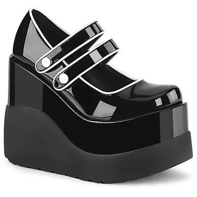 Produktbild von VOID-37 Damen Sandale von DemoniaCult, Schwarz Lack , EU 36, US 6