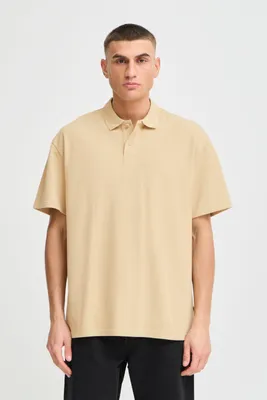 Produktbild von Solid SDOLEXI Herren Poloshirt Polohemd T-Shirt 100% Baumwolle oversize