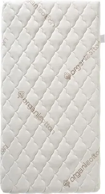 Image de Matelas Bébé Coton60x120x10 cm, 100% Coton, Déhoussable, Sans traitement chimique