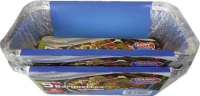 Produktbild von Packung mit 5 1-Liter-Aluminiumschalen