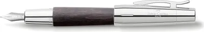 Produktbild von Faber Castell Füller e-motion Birnb/Chr schwarz Feder M