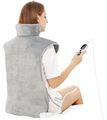 Obrázek produktu pro Vyhřívací polštář - Záda, ramena a krk - 60 x 100 cm - 6 teplotních stupňů - S pasem