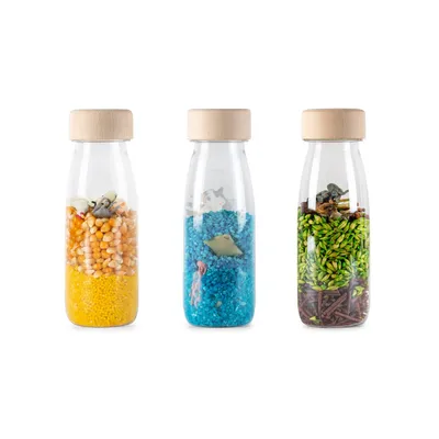 Immagine prodotto di Set di 3 bottiglie sensoriali Petit Boum Natura
