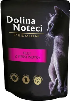 Zdjęcie produktu dla Dolina Noteci Premium Mokra karma saszetka dla kota filet z indyka 85g