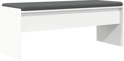 Immagine prodotto di Panca per ingresso con cuscino Bianco 103 x 38 x 40 cm