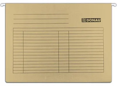 Produktbild von Donau Hängemappen A4 Braun (5 Stück) | Ordnerzubehör