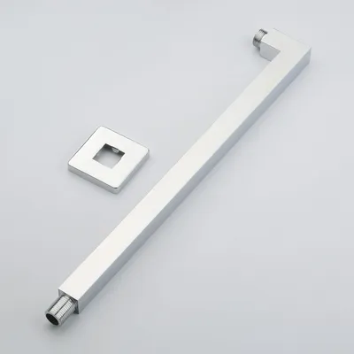 Immagine prodotto di Braccio doccia quadrato - braccio doccia a parete 40 cm - moderno ed elegante