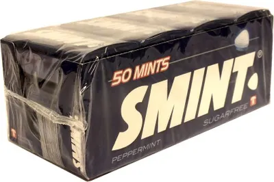 Produktbild von Smint Clean Breath Peppermint Nachfüllpack Big Spar-Pack 1500 Stk Minz Pastillen im Folienbeutel, zum Nachfüllen, zuckerfrei, 2 Std frischer Atem