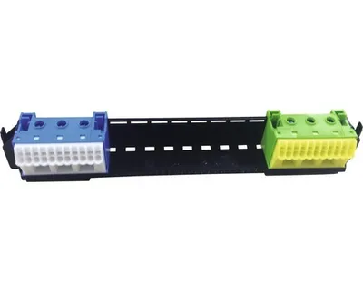 Produktbild von Hager VZ461 Klemmträger Schiene PE-/N-Klemme 1-reihig