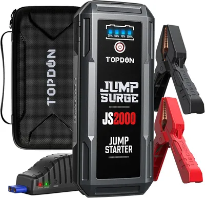 Produktbild von Autostartgerät – Notstromquelle – Starthilfe – Startverstärker – Batteriebooster – 12V – 2000A Spitzenstrom