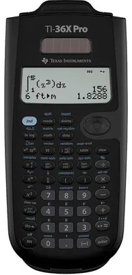 Image de Calculatrice Scientifique, Texas Instruments TI-36X Pro, Écran MultiView, MathPrint, Noir