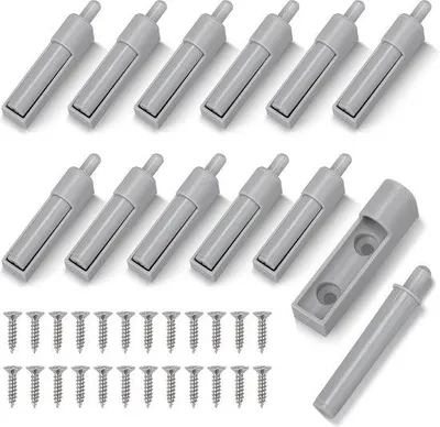 Produktbild von Softclose Deurschließer - 12 Stück - Inkl. Schrauben - Push to open - Inbauflansch - Softclose Deurstopper