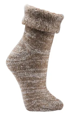 Produktbild von Wowerat Thermosocken Wollsocken 63% Wolle extra warm Beigemelange Gr. 39-42 1 Paar