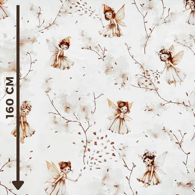Produktbild von 100% Baumwolle Elfen auf beige auf weißem Hintergrund