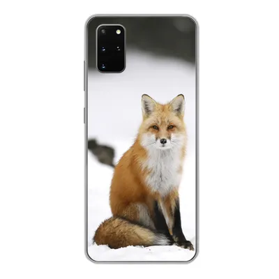 Produktbild von MuchoWow® Handyhülle Schutzhülle Hülle für Samsung Galaxy S20 Plus Fuchs - Schnee - Winter Silikon Softcase Handy Hülle - Hartschale